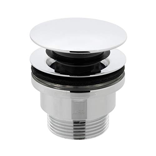 Vado Universal Basin Waste Systems Plastic Clic Clac Basin, Clicker & FreeFlow WG-394-C/P Finish Chrome