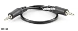CablesOnline 1 Ft 3.5mm(1/8in) Stereo Male to Male Audio Patch Cable For CD Player, iPhone, iPod, MP3/MP4 ...(AV-101)