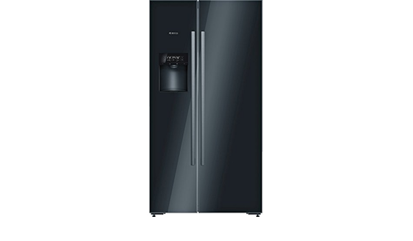Bosch serie 8 - Frigorifico americano kad92sb30 puerta negro ...