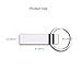 USB Thumb Drive 256gb, Newper Waterproof File Photo Backup Flash Drive Memory Stick with Keychain- Silver