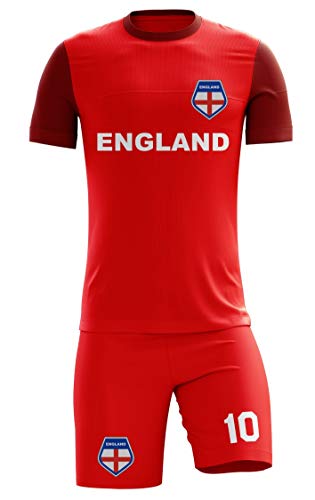HRM England Football Jersey Kit Set (Size 30 to 42)