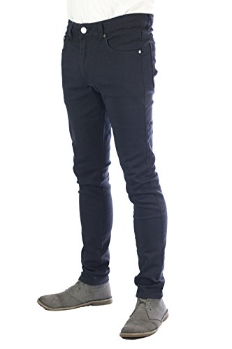 Seven Souls Skinny Slim Fit Stretch Twill Pants 3030 Charcoals
