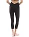 PattyBoutik Mama Shaping Series Maternity Crop Legging Yoga Pants (Black Small)