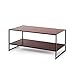 ZINUS Modern Studio Collection Deluxe Rectangular Coffee Table, Good Design Award Winner, Brown