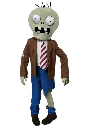 Boys Plants Vs Zombies Zombie Halloween Costume | Kids Video Game Character Zombie Outfit for a Spooky, Playful Look X-Large at Amazon