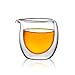 Top Grade Double Wall Clear Glass Cha Hai Tea Pitcher 200ml