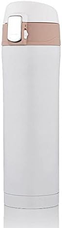 MEGOOD 500ml Stainless Steel Vacuum Cold and Hot Water Bottle,Portable Double Walled Insulated Bottles(White)