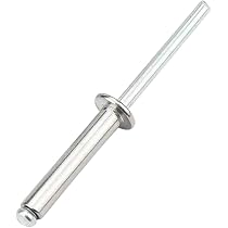 50 Pack 1/4" X 1" Aluminum Pop Rivets – Steel Mandrel, Dome Head Blind Rivets, New Open Box