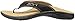 Neat Feat Men's Zori Sport Orthotic Slip-on Sandals Flip Flop, Black/Tan, 8 D US