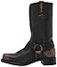 Frye Harness 12R Boots for Men with Oiled-Leather Upper, Siped Outsole with Stacked Leather Heel, and Nickel & Brass Hardware – 12” Shaft Height