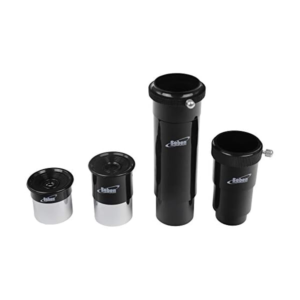 Seben Okular 4mm + 20mm + Umkehrlinse + Barlowlinse 1,25" OS2