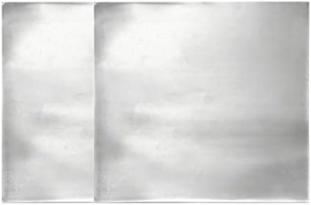 BELONG 1pc 0.5mm Thickness Zinc Zn Sheet Plate Metal Foil High Purity 7.14 g/cc 100100mm For Science