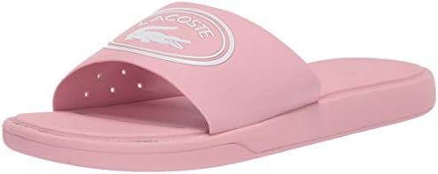 lacoste pink slides