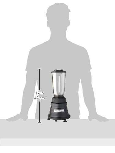 Waring Commercial BB155S bar Blender, Black