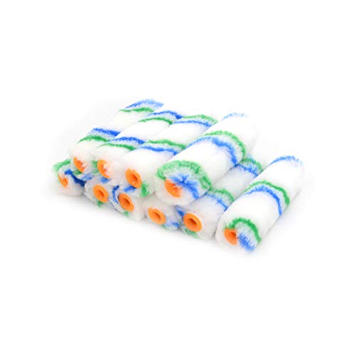AFCN: 10 Pcs/lot 4" Paint Roller Covers Mini Paint Roller Edger Trim Roller Hand Tools Set Wholesale