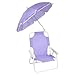 Redmon Beach Baby Umbrella Chair, Purple
