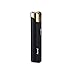 Aomai Slim Metal Jet Torch Flame Lighter Grinding Flint Butane Gas Windproof Cigarette Lighter - Black