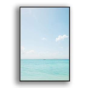 Framed Canvas Wall Art for Living Room, Bedroom Coast and Sea Canvas Prints for Modern Home Decoration Ready to Hang - 16"x24" inches
