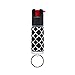 SABRE RED Pepper Spray Keychain for Women, Mini Case with Cute Design, Reinforced Twist Lock Prevents Accidents, Same Maximum Strength Formula Used by Police, 10-Foot (3m) Range with 25 Bursts