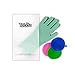 Tebba Magic Dishwashing Gloves Silicone Scrubber Sponges - Reusable Rubber Great Washing Dish Kitchen Car Bathroom Pet Care
