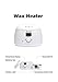 Hair Removal Waxing Kit, 500 ml Electric Wax Warmer +4 Packs of Hair Removal Wax Pellets (Color Chocolate, Rose, Honey, Tea Tree)+10 Wax Spatulas +10 Disposable Gloves +5 Mini Wax Melting Bowls