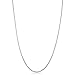 Kooljewelry Sterling Silver Round Wheat Chain Necklace (1.5 mm, 16 inch)