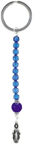 Our Lady of Grace Rosary Keychain