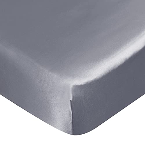 Crib Sheets for Boys, Satin Fitted Crib Sheet Soft & Silky Baby Mattress Sheet (52