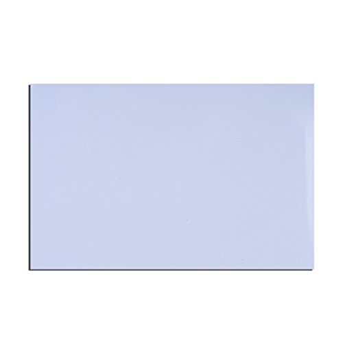 Musiclily 12x17 Inch Uncut Guitar Pickguard Material Blank Scratch Plate for Fender Stratocaster Telecaster Guitar Bass Custom,3Ply White