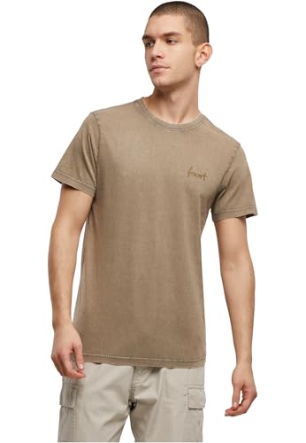 Forvert T-Shirt Roundneck Palmdal Camiseta, Caqui Oscuro, XXL Hombres