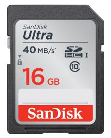 SanDisk Ultra SDHC UHS-I Memory Card