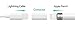 Atic Apple Pencil Charging Adapter, Portable Charging Cable Connector Female to Female Cable Convertor for Apple iPad Pro Pencil, White
