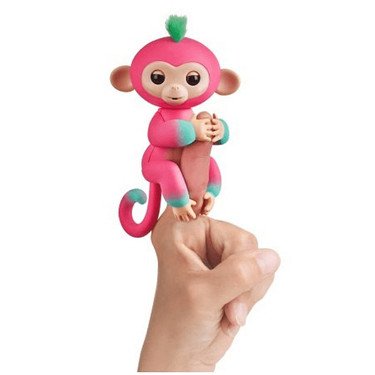 Fingerlings - Interactive Baby Monkey - Melon (Pink to Green)