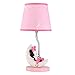 Lambs & Ivy Disney Baby Minnie Mouse Celestial Lamp with Shade & Bulb, Pink
