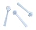 Micro Scoop PP 500mg - 10 Pack of Smidgen Measuring Spoons for Powder Measurement or Baking - Static-Free Tiny Scoops