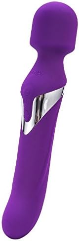 Cordless Wand Massager - Perfect for Muscle Aches and Personal Sports Recovery USB- Mini Strongest Therapeutic Vibrating Power - Best Rated for Travel Gift - Magic Stress Away