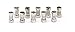 THE CIMPLE CO Cable Extension Coupler for Coaxial Cables - Pack of 4 - F81 (Male to Male) 3GHz Satellite, Cable TV, and Cable Internet Rated