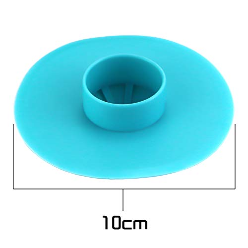 Newbested 10 Pcs Shower Drain Tub Stopper Strainer Trap Hair Catcher Bathtub Cover Silicone Protectors Shower Plug Bathroom Kitchen Laundry