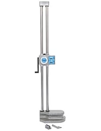 FOWLER 52   174   224 medidor de altura del dial del haz cromado individual, medida máxima de 24 ", graduación de 0.001"