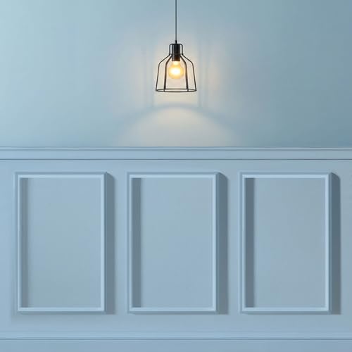 JSIWOTH Kit de Molduras de Pared 3 Sets 40 x 60 cm, Molduras para Pared Pre Cortadas, Paneles Decorativos Estilo Marco para DIY Revestimiento de Pared Interior, Blanco (Requiere adhesivo)