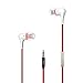 Mrice E300 High Performance Earphones with Inline Universal Microphone and 1-button Call Suitable for All Iphones Samsung Mobiles Tablets Mp3 Players and More,in-ear ,3.5ayers (E300A-White)