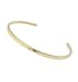 COUYA Elegant Cute Stainless Steel Bracelets Blanks Gold Plated Open Cuff Bangle Bracelets for Ladies Men