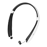 Bluetooth Headset, Bluetooth Headphones SX991-LBell Wireless Neckband Design with Foldable Retractable Headset for iPhone X/ 8/ 7 Plus Samsung Galaxy S8 Note 8 and Other Bluetooth Enabled Devices