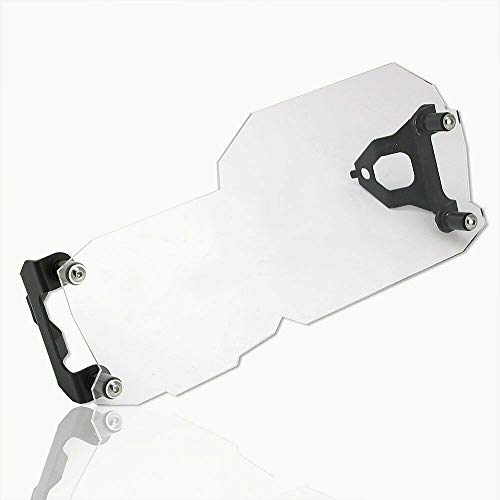 E-Bro Motorcycle Headlight Guard Protector Cover Grill for BMW F800R 2008-2017/F800GS 2008-2017/F650G 2008-2017/F700GS 2008-2017 (Transparent)