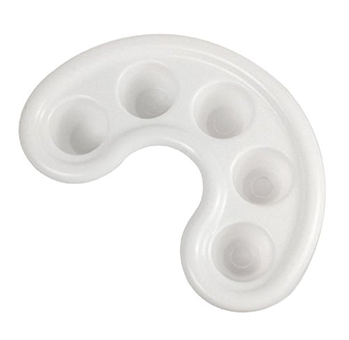 Generic 3 Pcs Nail Art Bubble Bath Spa Bowl Nail Hand Soak Tray Acrylic Gel Nails Soaking Trays White & Black & Pink Colour