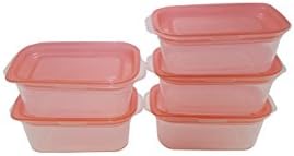 TOPVALU Food Keeper 5 pieces 180ML Pink