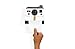 Polaroll Polaroid Camera Shaped Toilet Paper Roll Holder With Color Refill