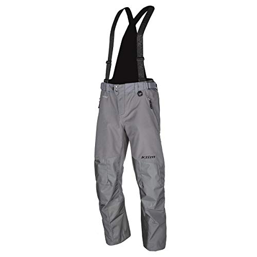 KLIM Powerhawk Pant Men's Ski Snowmobile Bibs Gray/X-Large in
