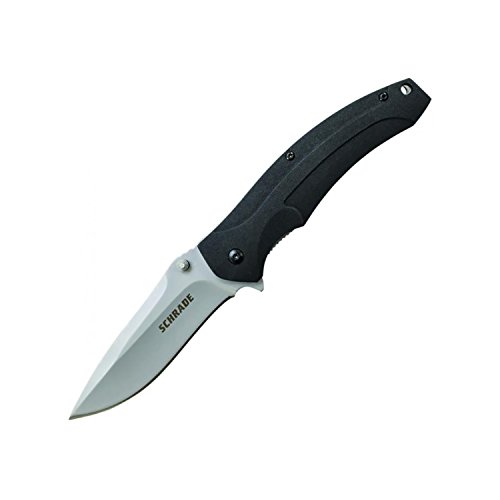 Schrade SCH217L Large Liner Lock Folding Knife Drop Point Blade