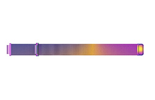 Garmin Vivoactive Acetate Watch Band, MoreToys Milanese Loop Stainless Steel Replacement Wristband Bracelet Strap for Garmin Vivoactive Acetate Sports GPS Smart Watch (Purple) - Thumbnail 3